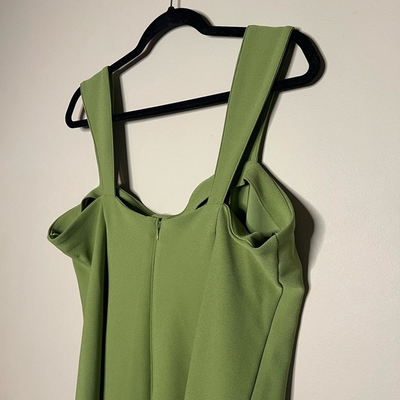 Abercrombie & Fitch Wide Strap Corset Midi Dress - Picture 12 of 14